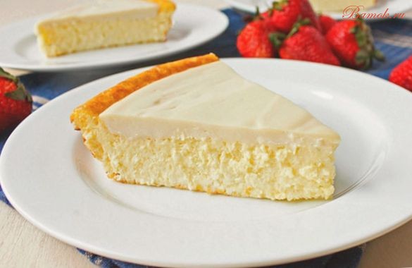 Чизкейк в микроволновке с крекером