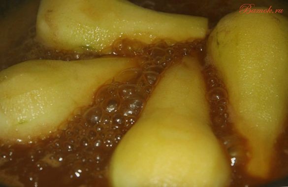 Десерт из груш в мультиварке