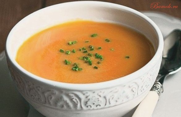 Крем-суп из тыквы с греческим йогуртом