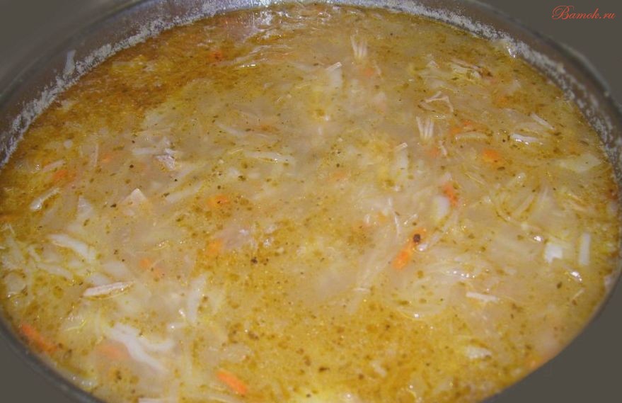 Щи польские из квашеной капусты