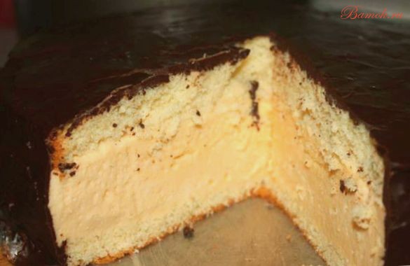 Торт «Птичье молоко» с молочным суфле