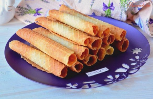 Ванильные хрустящие вафли