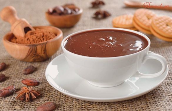 Ароматный и легкий тёплый шоколад