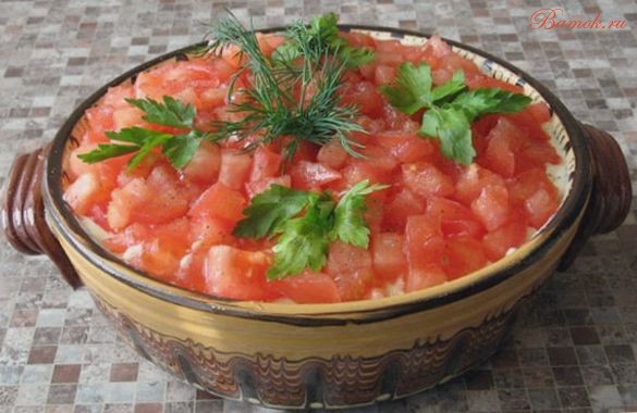 Салат «Маринара» с курицей