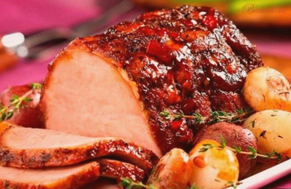 Свиной окорок в соусе из кока-колы Свиной окорок в соусе из кока-колы