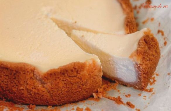 Сырный чизкейк с ванилью без выпечки