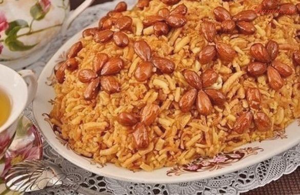 Татарский «Чак-чак» с миндалем Татарский «Чак-чак» с миндалем