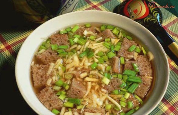 Тюря с квасом