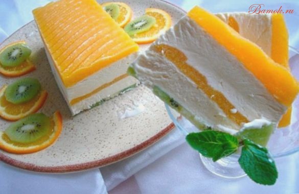 Десерт семифредо «Под солнцем Сицилии»