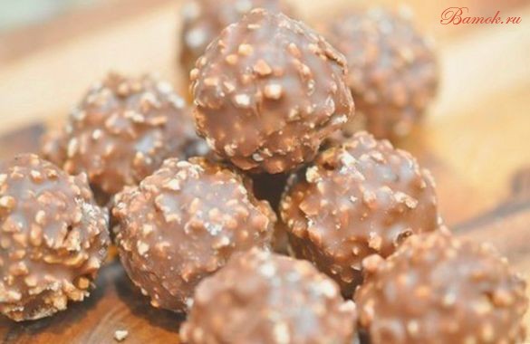 Конфеты Ferrero Rocher по-домашнему Конфеты Ferrero Rocher по-домашнему