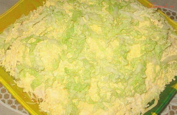 Простой салат «Лебединый пух»