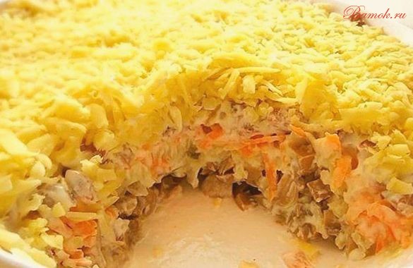 Салат с мясом «Белая ночь» Салат с мясом «Белая ночь»