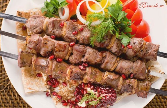 Шашлык из говядины по-узбекски Шашлык из говядины по-узбекски