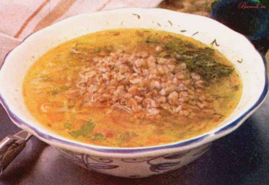 Щи «Русские» с гречкой и говядиной