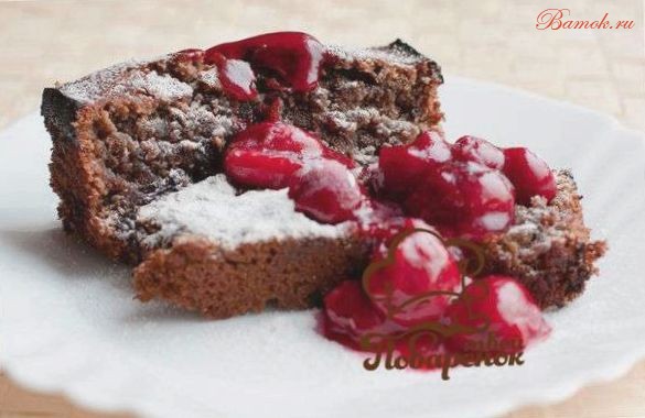 Шоколадно-вишневый кекс в мультиварке Шоколадно-вишневый кекс в мультиварке