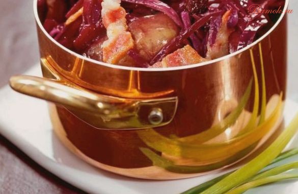 Краснокочанная капуста с вином по-скандинавски