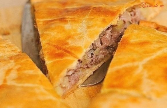 Мясной пирог из баранины
