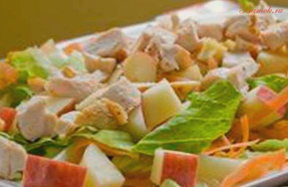 Салат из цыпленка «Карибские острова» Салат из цыпленка «Карибские острова»
