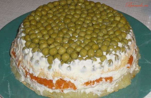 Салат «Объедение» с копченой скумбрией Салат «Объедение» с копченой скумбрией