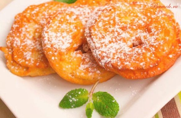 Жареные в тесте яблоки