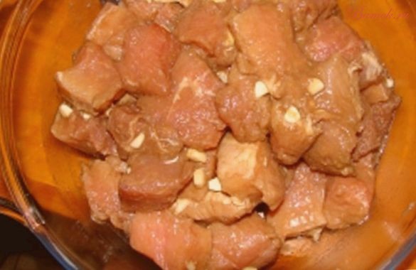 Жаркое из свинины в имбирном маринаде Жаркое из свинины в имбирном маринаде