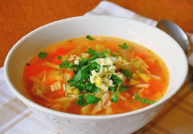 Щи из свежей капусты