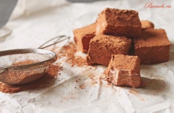 Шоколадный зефир по-домашнему