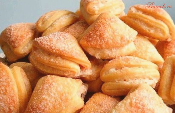 Домашнее печенье «Гусиные лапки» из творога