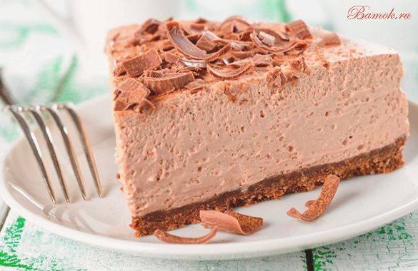 Творожно-шоколадный десерт с печеньем «Юбилейное»