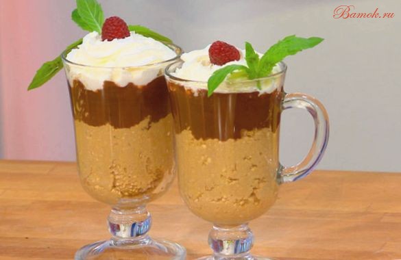 Творожное капучино с шоколадом Творожное капучино с шоколадом