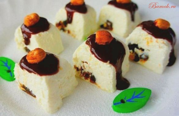 Творожные роллы с фундуком и финиками Творожные роллы с фундуком и финиками