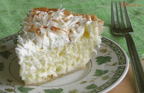 Ванильно-кокосовый пирог