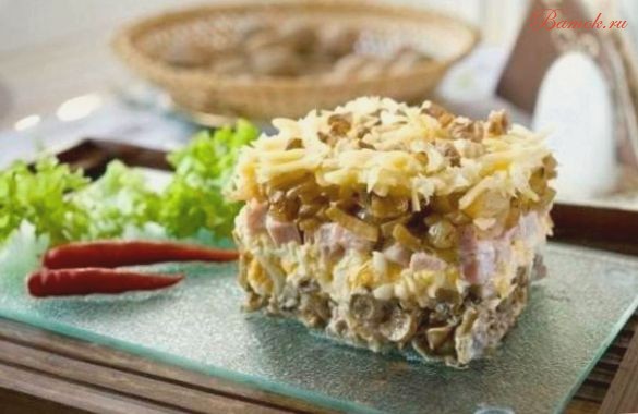 Салат «Боярский» без майонеза Салат «Боярский» без майонеза