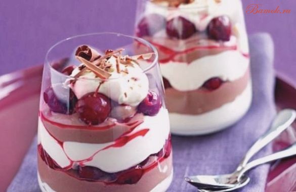 Слоеный десерт «Геометрия»