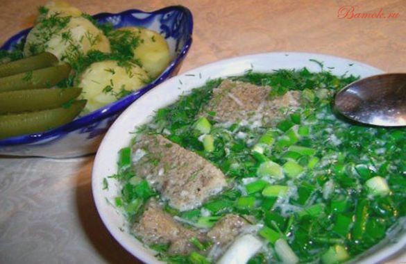 Тюря на воде русская