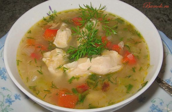 Уха из налима с каперсами