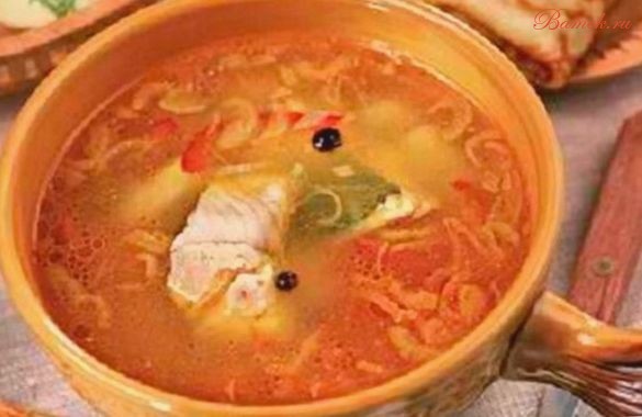 Уха ростовская из судака и рыбной мелочи