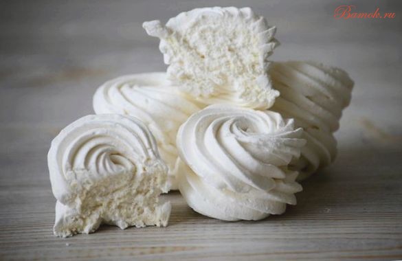 Ванильно-яблочный зефир по-домашнему