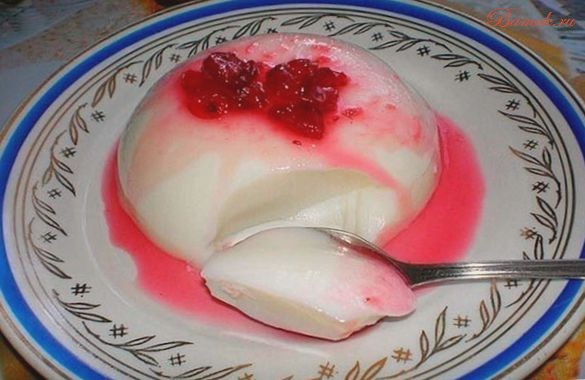 Желе на кефире без сахара Желе на кефире без сахара