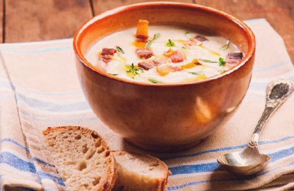 Жур с копчёной грудинкой