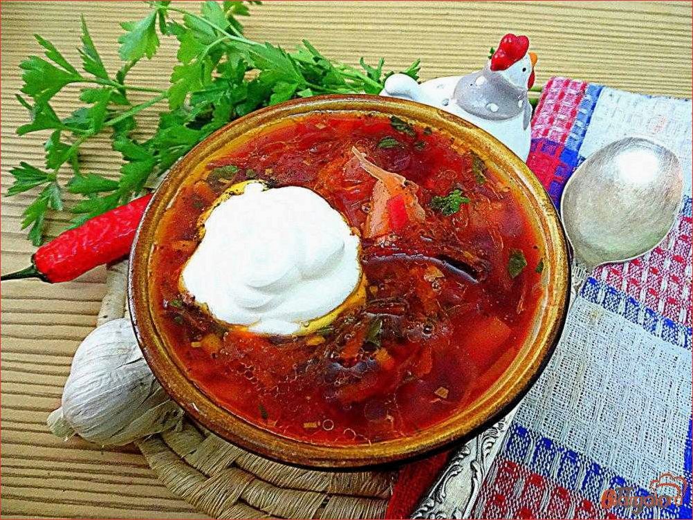 Рецепт приготовления вкусного борща с квашеной капустой — секреты и тонкости приготовления