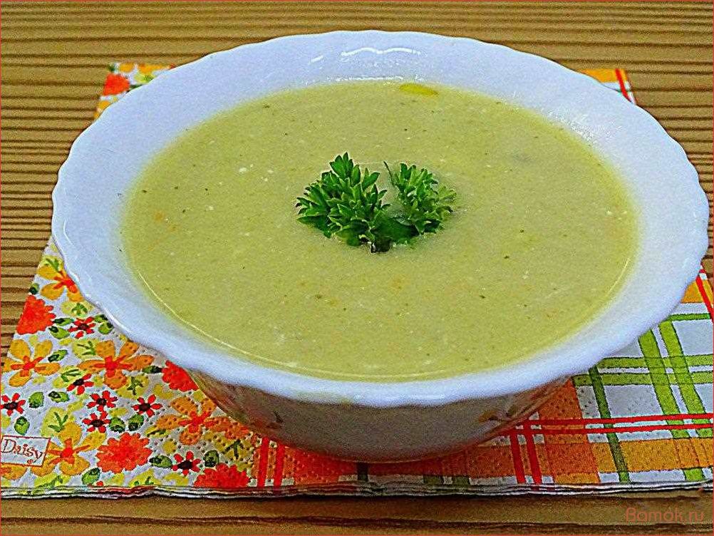 Суп из кабачков и картофеля — вкусное и полезное блюдо для всей семьи