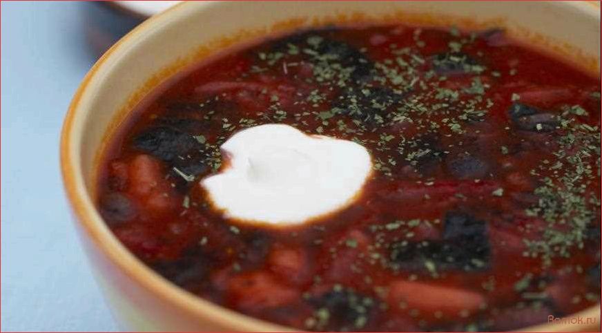 Как приготовить вкусный и полезный борщ с морской капустой — рецепт и секреты