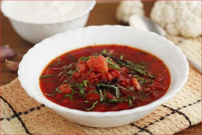 Как приготовить вкусный и полезный борщ с морской капустой — рецепт и секреты