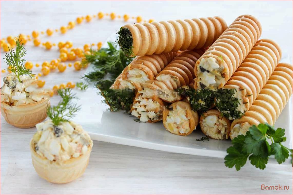 (куриные, трубочки, аппетитной, начинкой) Куриные трубочки с аппетитной начинкой, которые растопят сердца гурманов