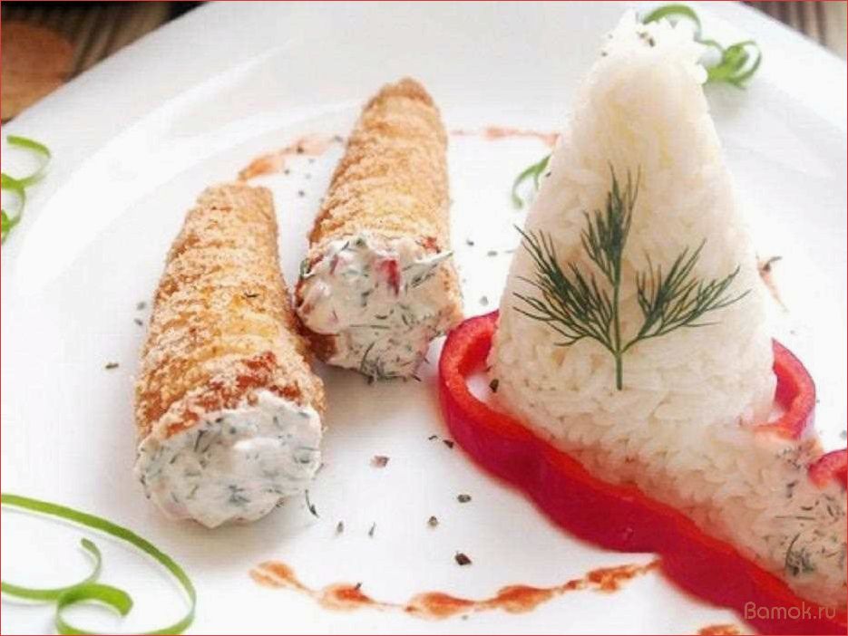 (куриные, трубочки, аппетитной, начинкой) Куриные трубочки с аппетитной начинкой, которые растопят сердца гурманов