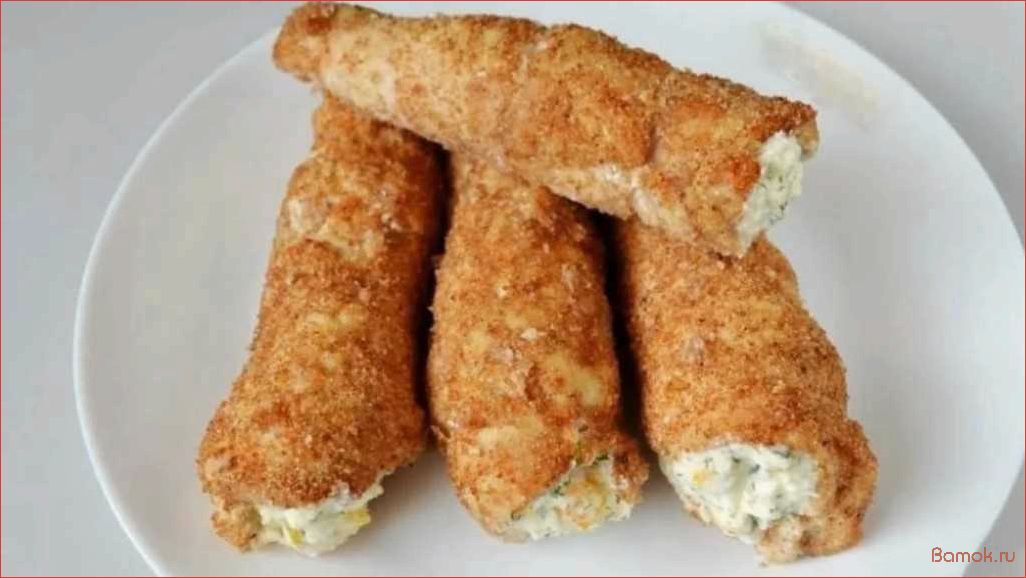 (куриные, трубочки, аппетитной, начинкой) Куриные трубочки с аппетитной начинкой, которые растопят сердца гурманов