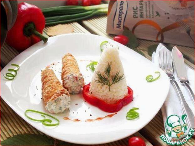 (куриные, трубочки, аппетитной, начинкой) Куриные трубочки с аппетитной начинкой, которые растопят сердца гурманов