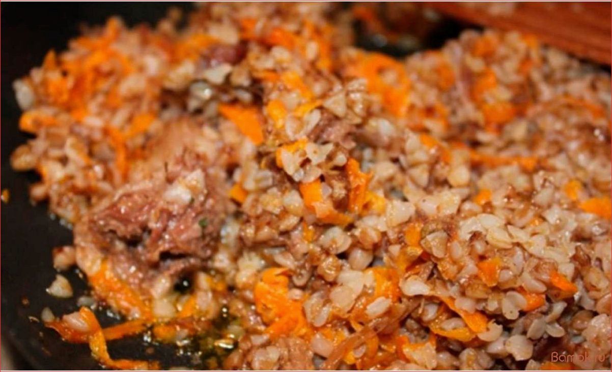 (гречка, тушенкой, мультиварке, вкусное, быстрое) Гречка с тушенкой в мультиварке — вкусное и быстрое блюдо для семьи