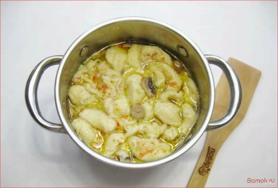 (грибной, клецками, рецепт, приготовления, секреты) Грибной суп с клецками — рецепт приготовления и секреты ароматного блюда